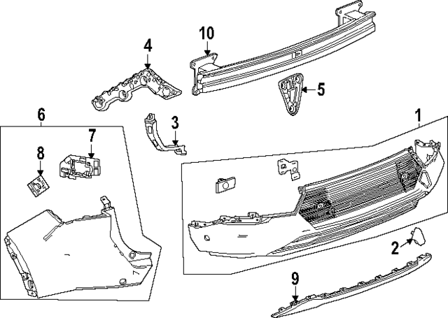 85047707 - : Part# 85047707 F Plate for Chevrolet: Equinox EV Image