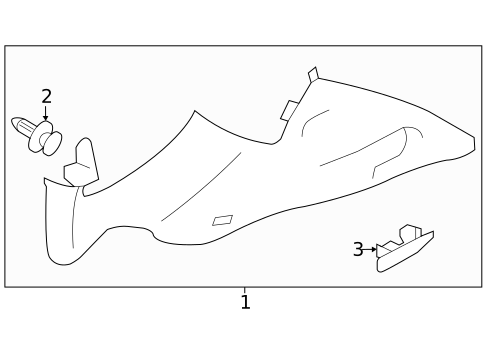 Interior Trim - Quarter Panels for 2023 Subaru Crosstrek #0