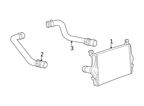 Intercooler for 2001 Ford F-350 Super Duty #0
