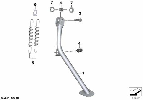 Side Stand for 2006 BMW-Motorrad R 1200 GS #0