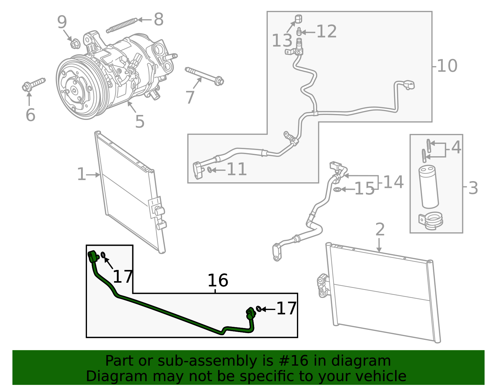 ACDelco 15-62758 Cinghia Professionale Per Tubo Condizionatore A/C – Ricambio Aftermarket Premium