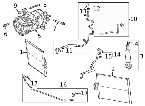 A/C Flow Restrictors for 2022 Chevrolet Corvette #0