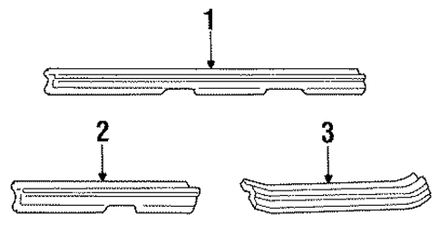 Interior Trim - Pillars for 1997 Ford Aspire #1