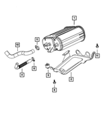 6506548AA - Emission Systems: Hex Head Screw And Washer for Chrysler: Sebring, Town &amp; Country, Voyager | Dodge: Caravan, Grand Caravan, Stratus Image