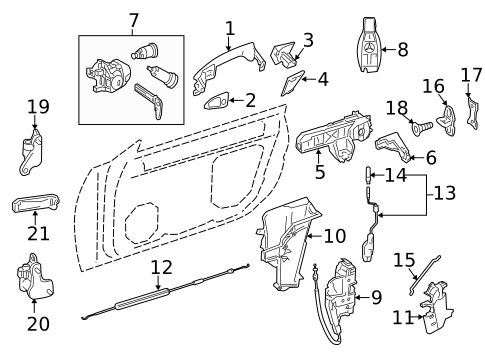 Lock & Hardware for 2016 Mercedes-Benz SLK55 AMG #2