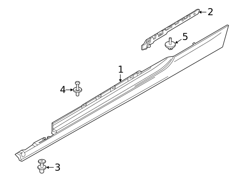 Exterior Trim - Pillars for 2015 BMW 650i xDrive #0