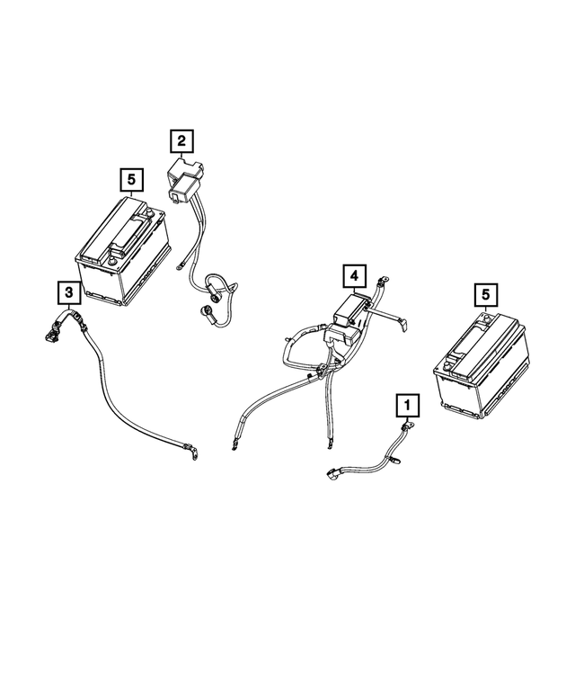 68360691AD - Electrical: Battery Positive Wiring for Mopar Image