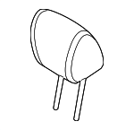 887002M110MAI - Body: Headrest for Hyundai: Genesis Coupe Image