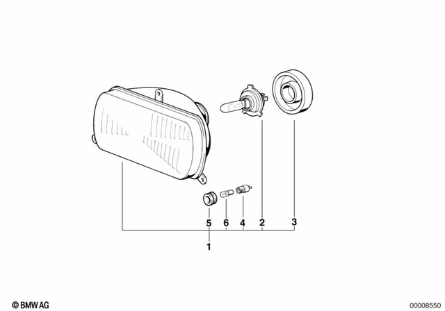 63121354619 - Lights: Bulb - H4 for BMW-Motorrad Image