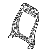 MB3Z5461019F - Body: Seat Back Frame for Ford Image