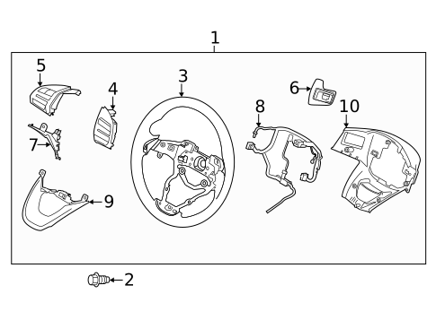 Steering Wheel & Trim for 2022 Hyundai Kona Electric #0