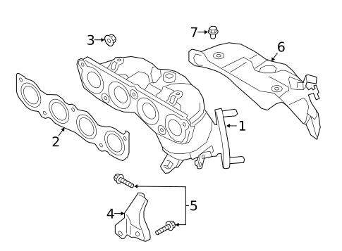 Catalytic Converter for 2019 Hyundai Elantra GT #0