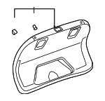 8F0867975BCA9 - Body: Trunk Lid Trim for Audi: A5, A5 Quattro, RS5, S5 Image
