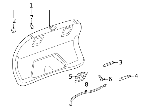 Lid & Components for 2010 Audi A5 Quattro #2