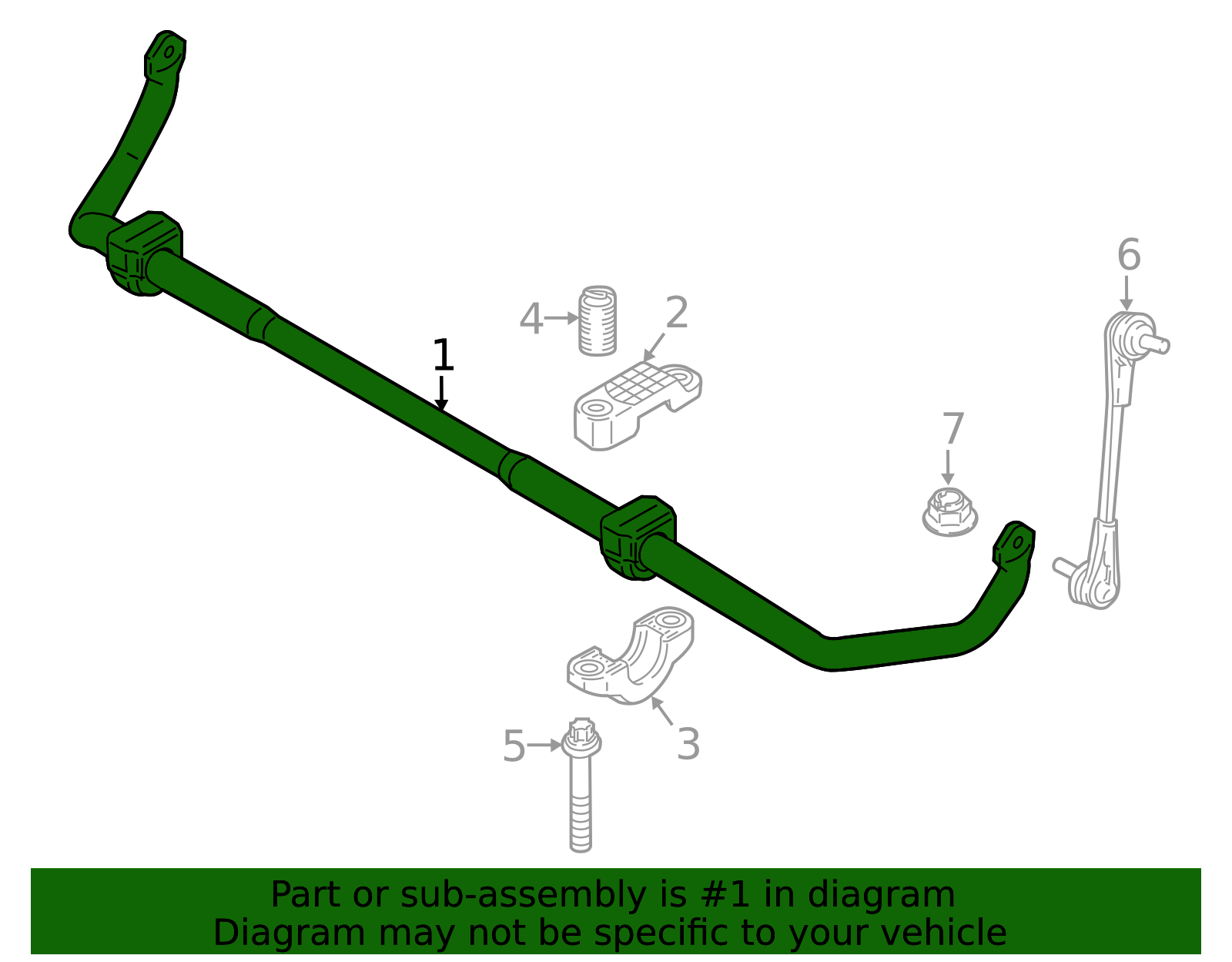 31306873459 - 2016-2022 BMW Stabilizer Bar (31-30-6-873-459) | BMW of ...