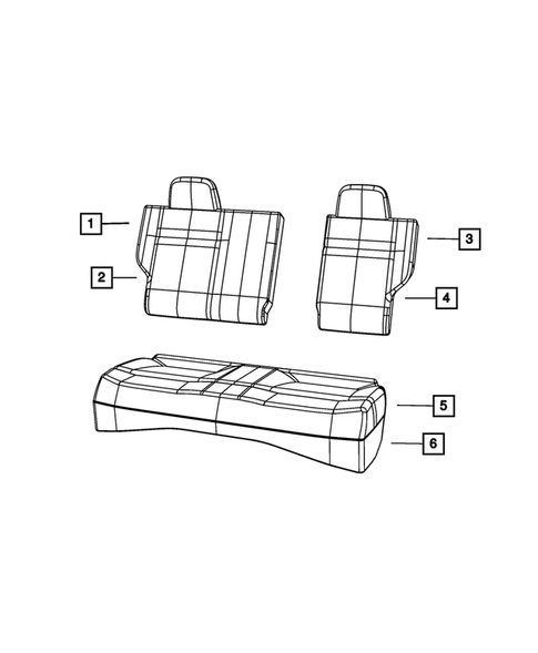 Rear Seats - Second Row for 2009 Dodge Caliber #5
