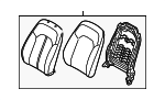 88303E6KD1S9G - Body: Seat Back Assembly for Hyundai Image