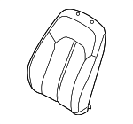 88363E6KB0S9G - Body: Seat Back Cover for Hyundai Image