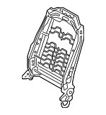 88310C1001 - Body: Seat Back Frame for Hyundai Image