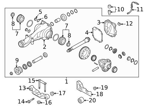 Brackets, Flanges & Hangers for 2025 Subaru Forester #0