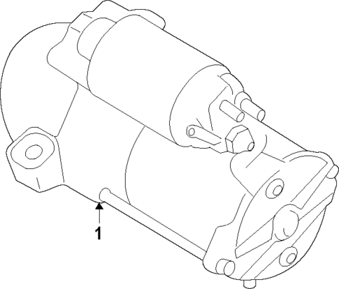 Starter for 2017 Ford Edge #0