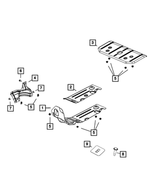 6506524AA - Exhaust: Weld Stud for Dodge: Nitro | Jeep: Liberty, Wrangler, Wrangler JK Image
