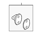 6R0810681 - Body: Door Lock Striker Plate for Volkswagen Image