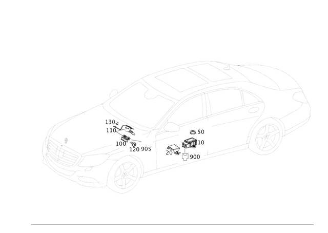 2105404381 - Electrical Equipment and Instruments: Receptacle Housing for Mercedes-Benz Image image