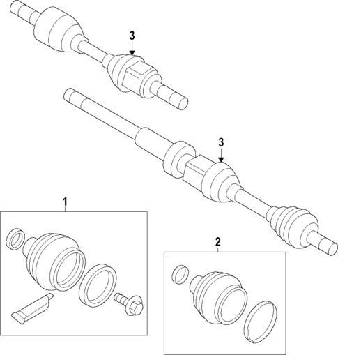 Axle Shafts & Joints for 2022 Volvo C40 Recharge #1
