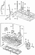 12251PB2000 - : Gasket, Cylinder Head for Honda Image