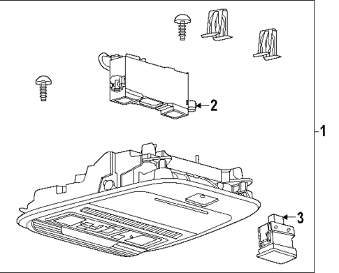 Overhead Console for 2025 Lincoln Navigator #0