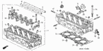12204PJ7305 - Engine: GUIDE, VALVE (OVER SIZE) for Honda Image