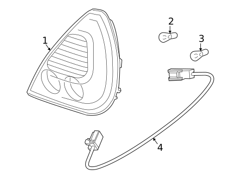 Bulbs - Chassis for 2009 Jaguar XJR #3