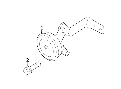 Horn for 2017 Kia Soul #0