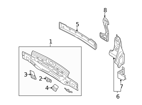 Rear Body for 2011 Volkswagen GTI #0