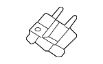 65913AA000 - Body: Seat Belt Anchor for Kia Image
