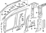 85545510 - : Rail Bracket for Chevrolet: Silverado EV | GMC: Sierra EV Image