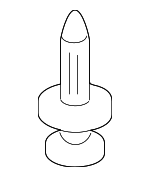91512SCVA01 - : 2009-2011 Honda Element - Pin And Grommet Assembly (Dia 9) for Honda: Element Image