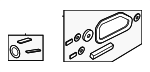 63215A6A2F1 - Electrical: Tail Lamp Gasket Set for BMW Image