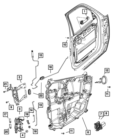 Front Door for 2008 Dodge Nitro #0