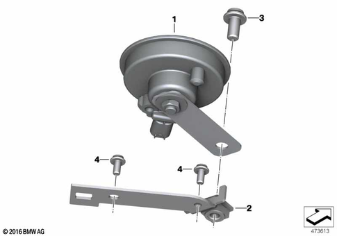 Anti-Theft Horm, Horn for 2018 BMW-Motorrad S 1000 R #0