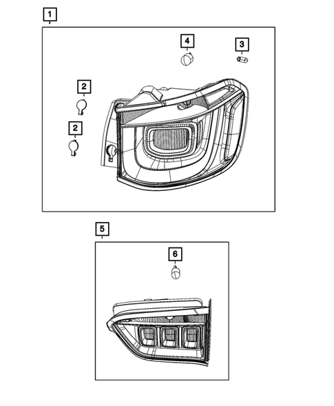 Lamps, Interior and Exterior for 2021 Jeep Compass #5