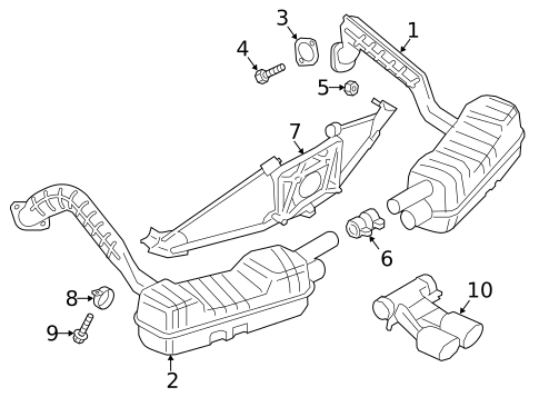Exhaust Components for 2014 Porsche Cayman #1