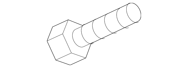 Muffler & Pipe Bolt - Porsche (N-010-244-26)