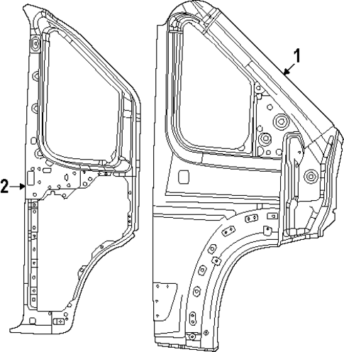 Aperture Panel for 2024 Ram ProMaster EV #0