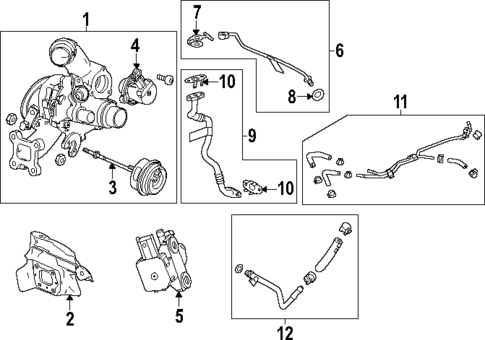 Turbo Charger for 2024 Chevrolet Trax #0