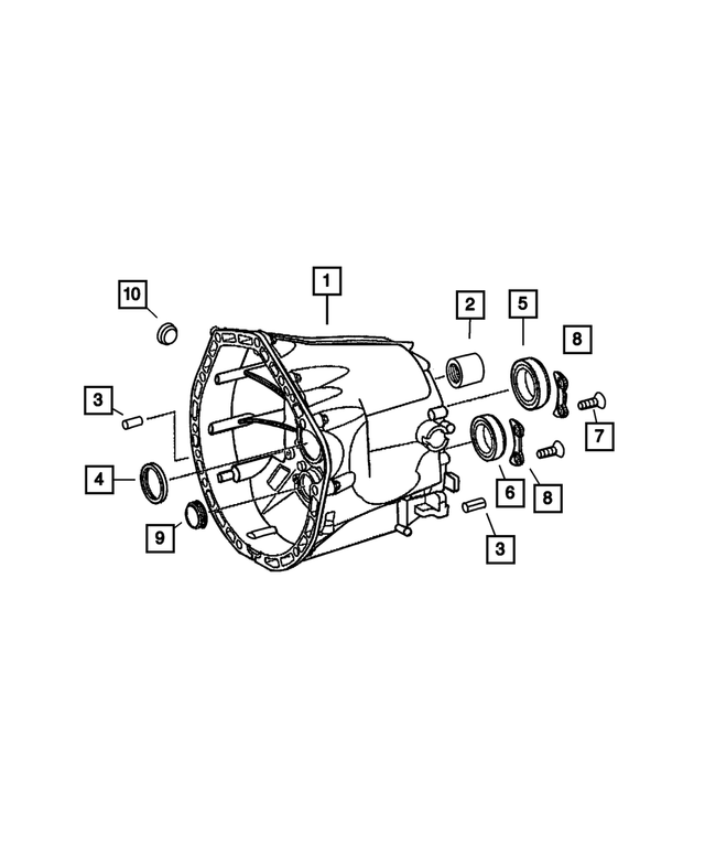 5097644AA - Clutch: Transmission Case for Mopar Image