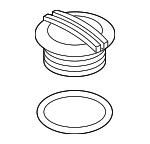 2Q0121321A - Cooling System: Reservoir Cap for Audi: A3, A3 Quattro, A3 Sportback e-tron, A7 Sportback, A8 Quattro, Q3, Q3 Quattro, Q4 e-tron, Q4 e-tron Sportback, Q5, Q5 PHEV, Q5 Sportback, RS3, S3, TT Quattro, TT RS Quattro, TTS Quattro Image