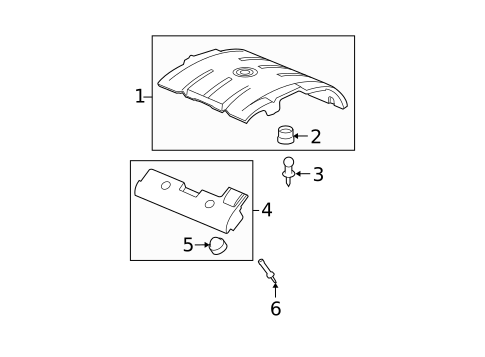 Engine Appearance Cover for 2008 Buick Lucerne #0