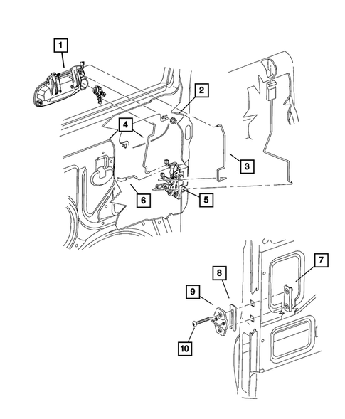 Front Door for 2001 Dodge Durango #1